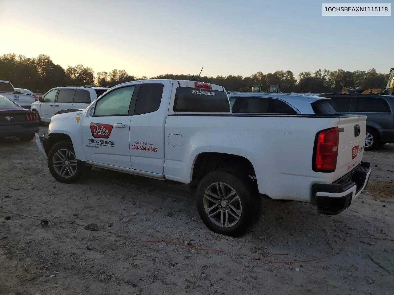 2022 Chevrolet Colorado VIN: 1GCHSBEAXN1115118 Lot: 77033924