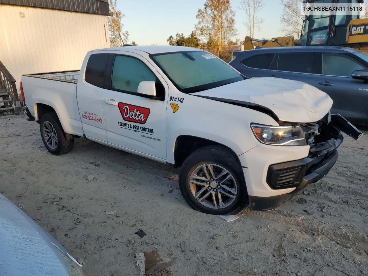 2022 Chevrolet Colorado VIN: 1GCHSBEAXN1115118 Lot: 77033924