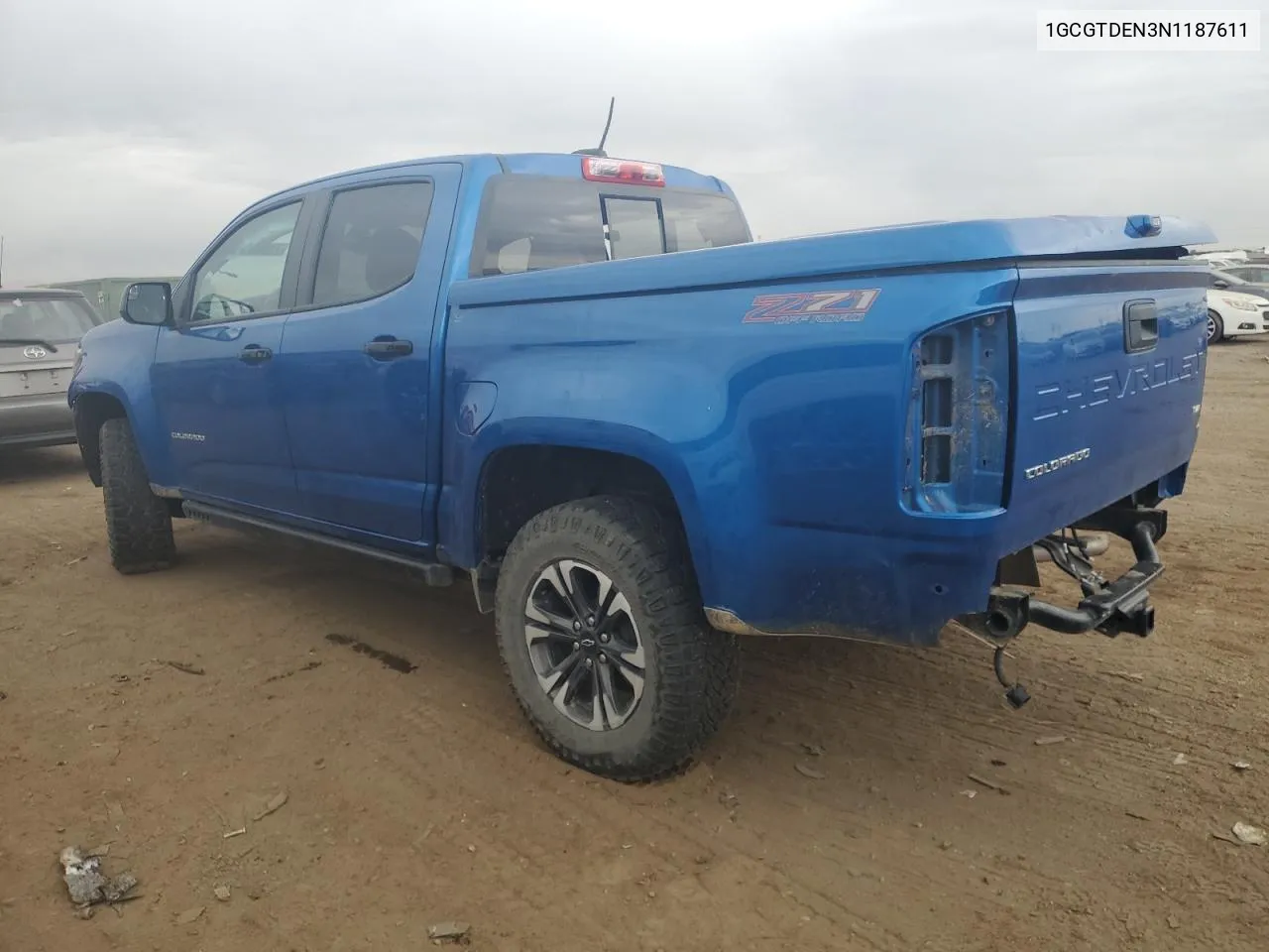 2022 Chevrolet Colorado Z71 VIN: 1GCGTDEN3N1187611 Lot: 77085174