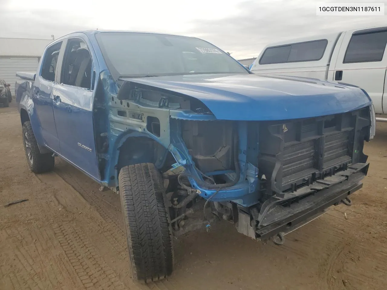 2022 Chevrolet Colorado Z71 VIN: 1GCGTDEN3N1187611 Lot: 77085174