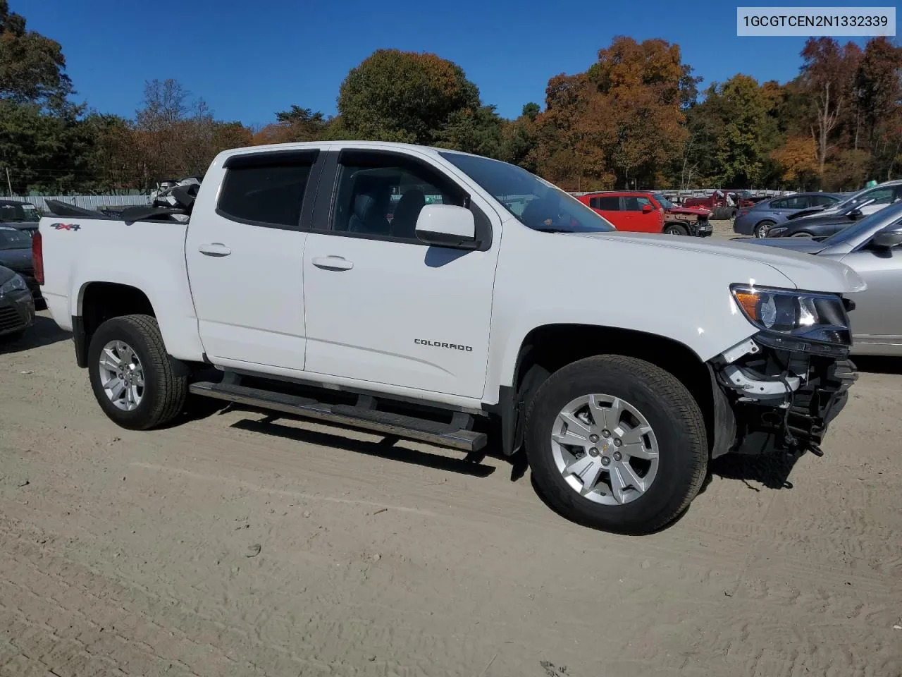 2022 Chevrolet Colorado Lt VIN: 1GCGTCEN2N1332339 Lot: 77101834