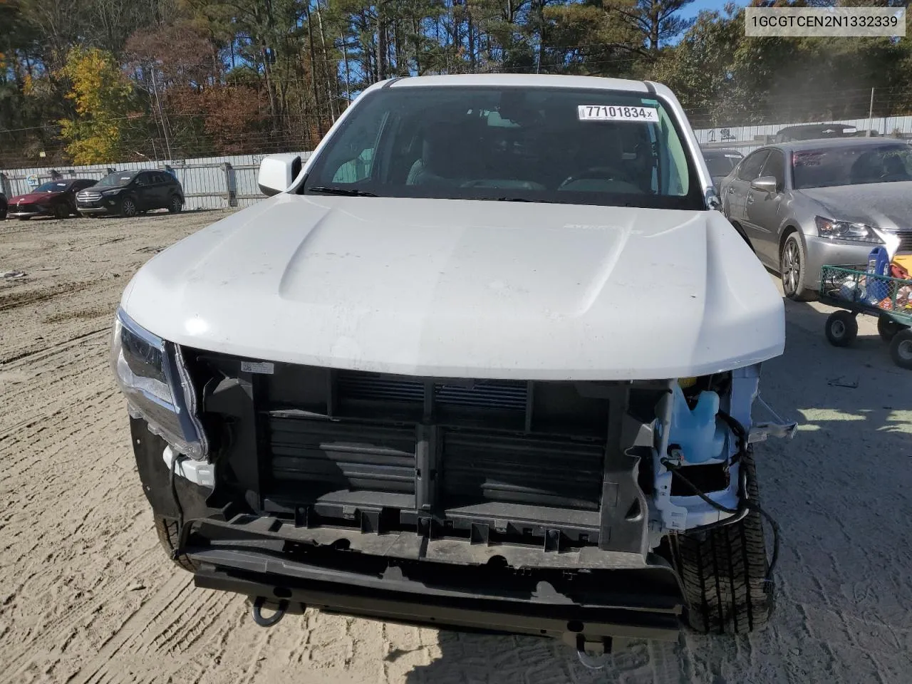 2022 Chevrolet Colorado Lt VIN: 1GCGTCEN2N1332339 Lot: 77101834