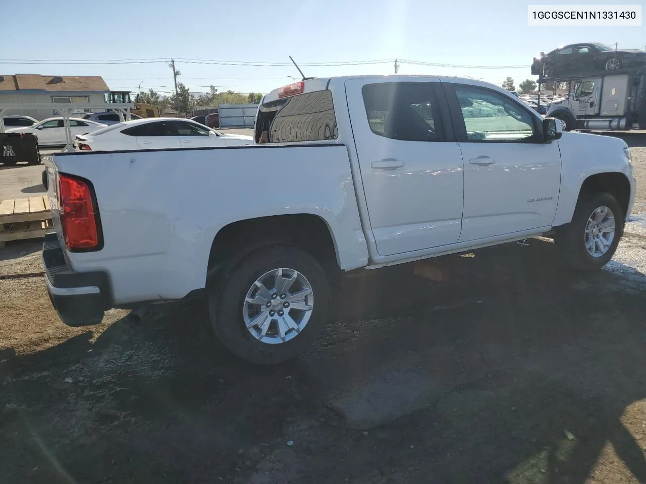 2022 Chevrolet Colorado Lt VIN: 1GCGSCEN1N1331430 Lot: 77394044