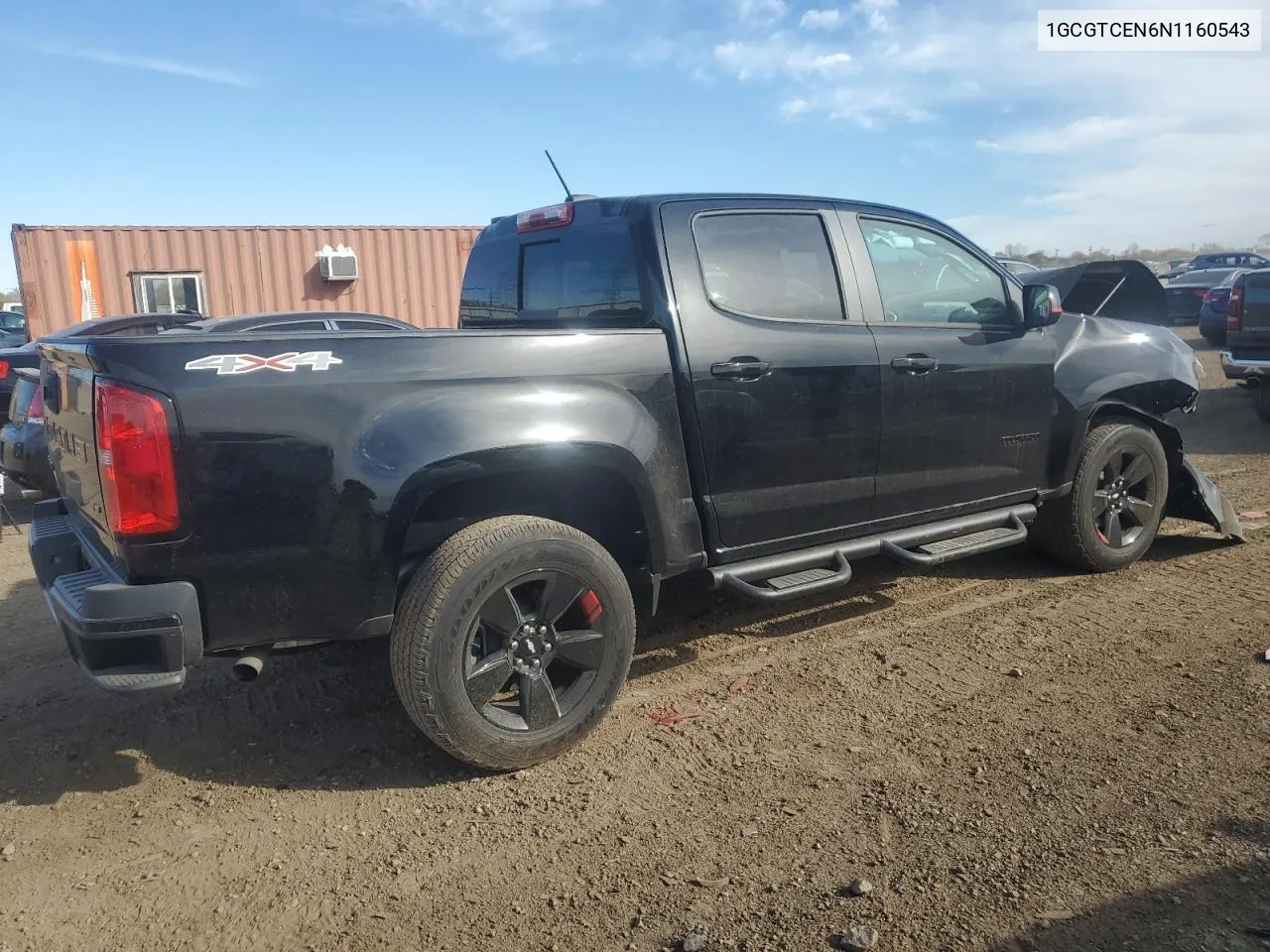 2022 Chevrolet Colorado Lt VIN: 1GCGTCEN6N1160543 Lot: 77438544