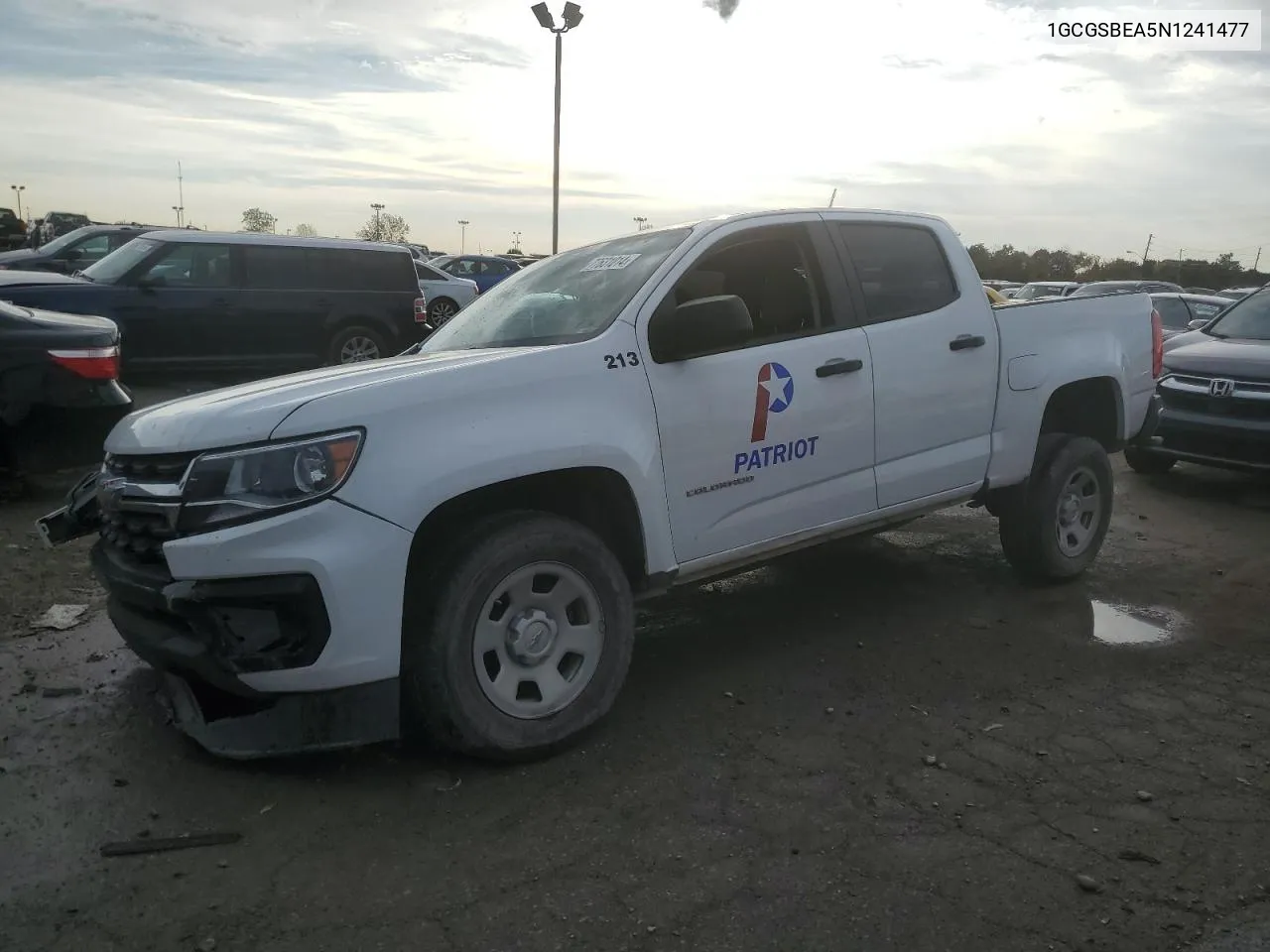 2022 Chevrolet Colorado VIN: 1GCGSBEA5N1241477 Lot: 77631014