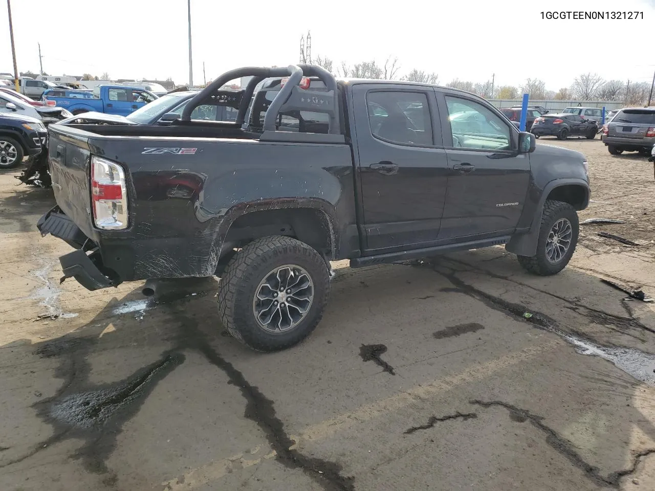 2022 Chevrolet Colorado Zr2 VIN: 1GCGTEEN0N1321271 Lot: 77709064