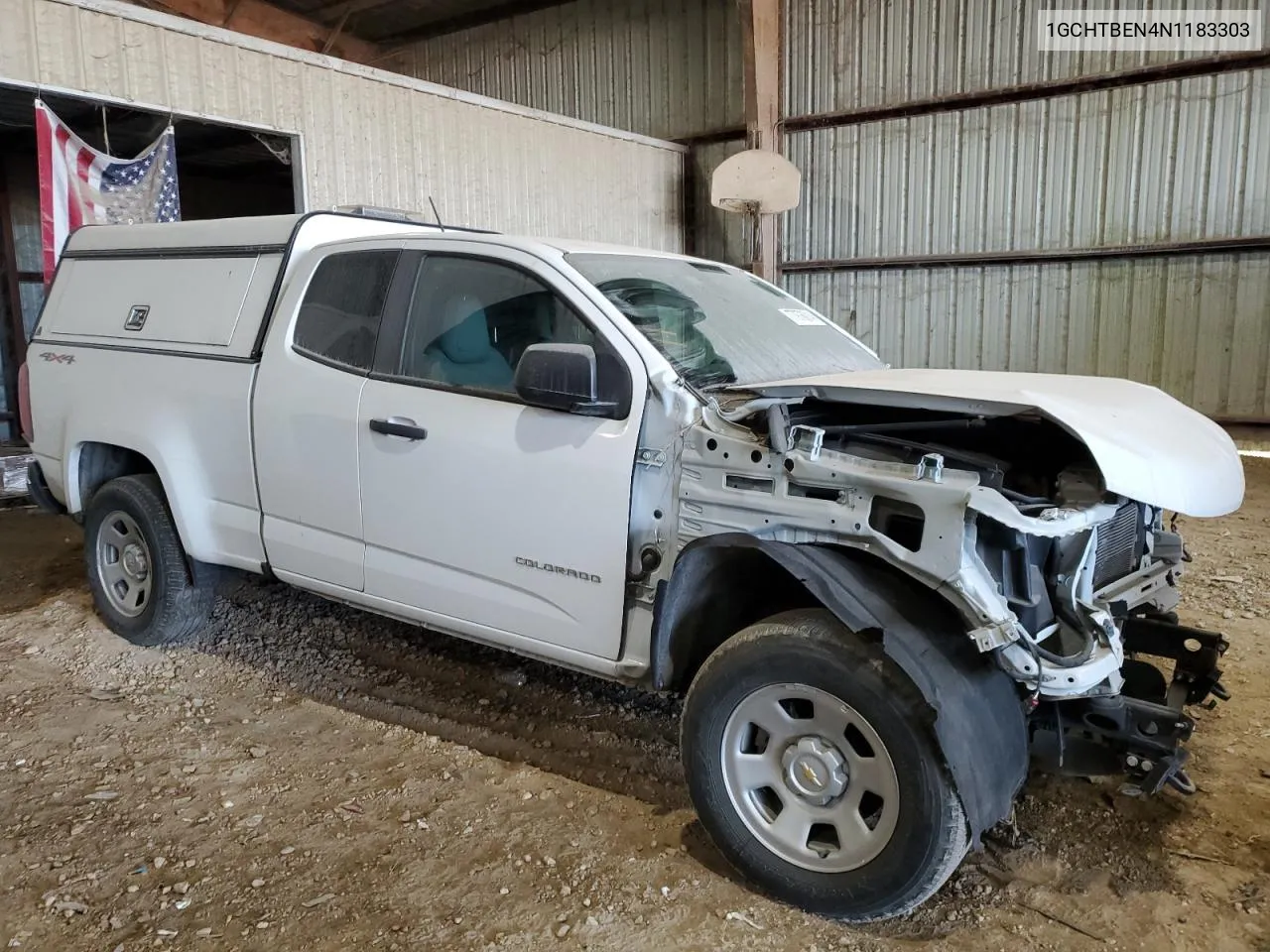 2022 Chevrolet Colorado VIN: 1GCHTBEN4N1183303 Lot: 77976014