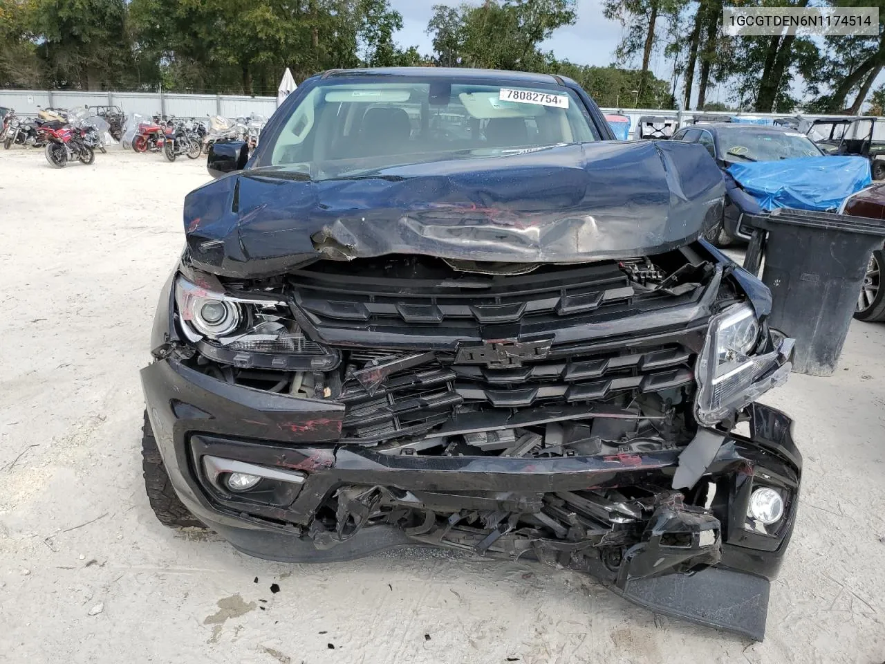 2022 Chevrolet Colorado Z71 VIN: 1GCGTDEN6N1174514 Lot: 78082754