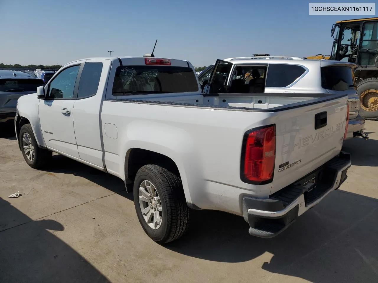 2022 Chevrolet Colorado Lt VIN: 1GCHSCEAXN1161117 Lot: 78211374