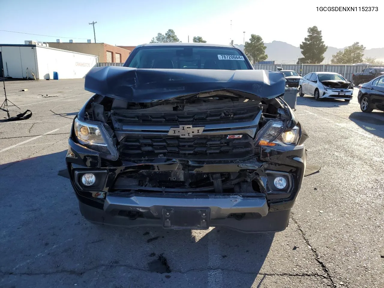 2022 Chevrolet Colorado Z71 VIN: 1GCGSDENXN1152373 Lot: 78720664