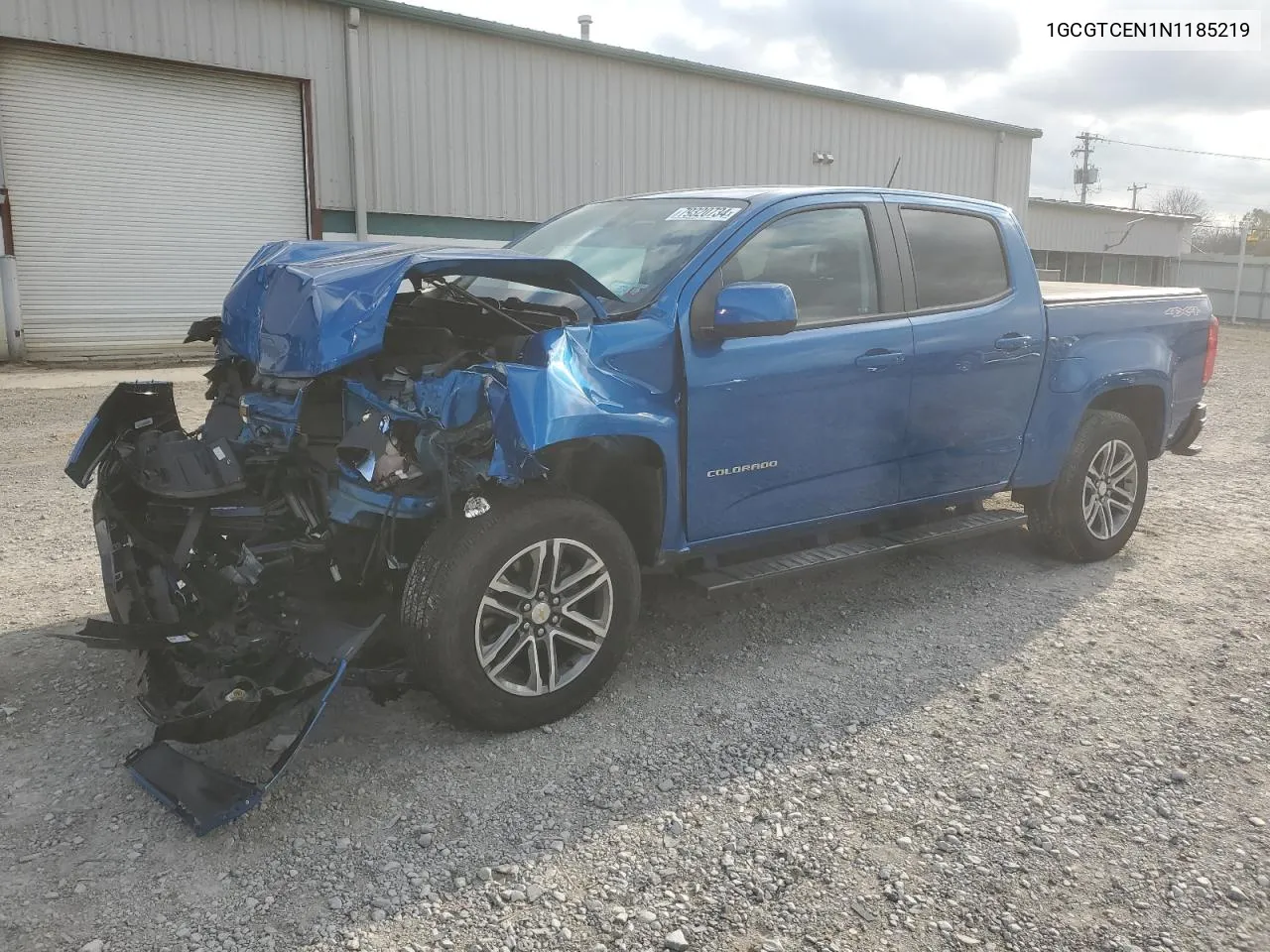 2022 Chevrolet Colorado Lt VIN: 1GCGTCEN1N1185219 Lot: 79320734