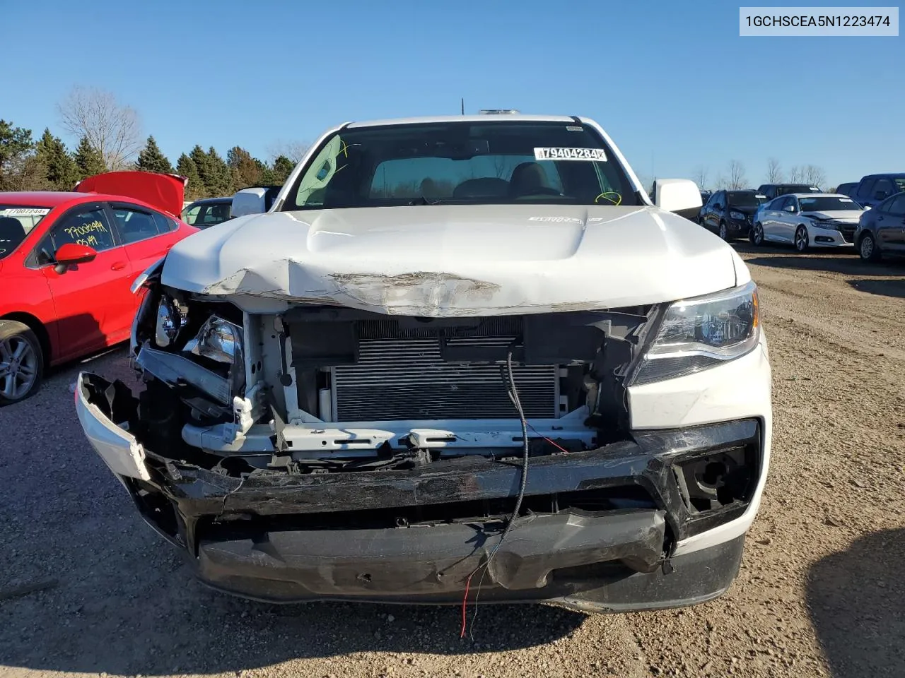 2022 Chevrolet Colorado Lt VIN: 1GCHSCEA5N1223474 Lot: 79404284