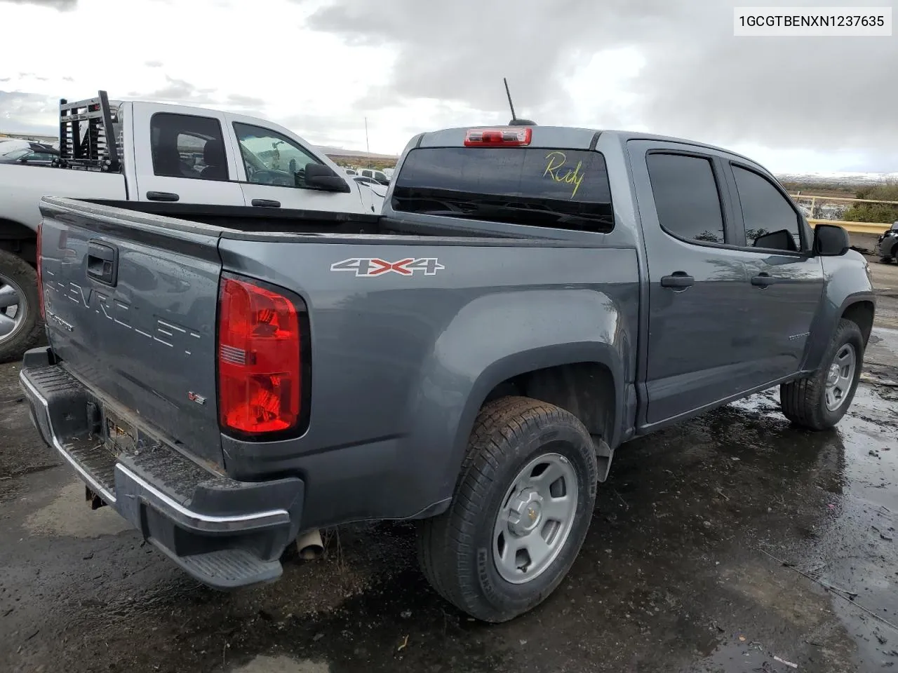 2022 Chevrolet Colorado VIN: 1GCGTBENXN1237635 Lot: 79754834