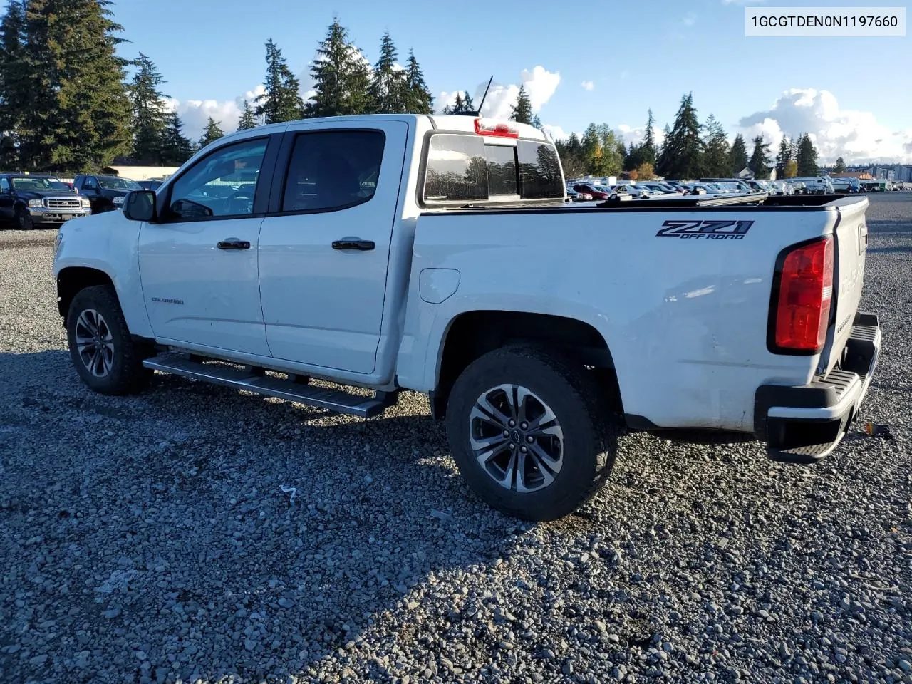 2022 Chevrolet Colorado Z71 VIN: 1GCGTDEN0N1197660 Lot: 80378394