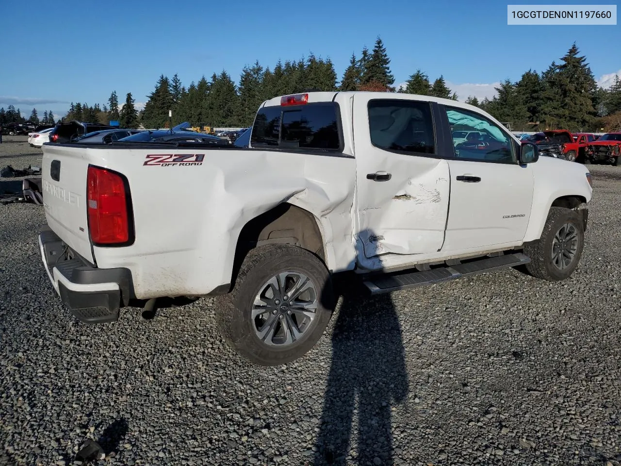 2022 Chevrolet Colorado Z71 VIN: 1GCGTDEN0N1197660 Lot: 80378394