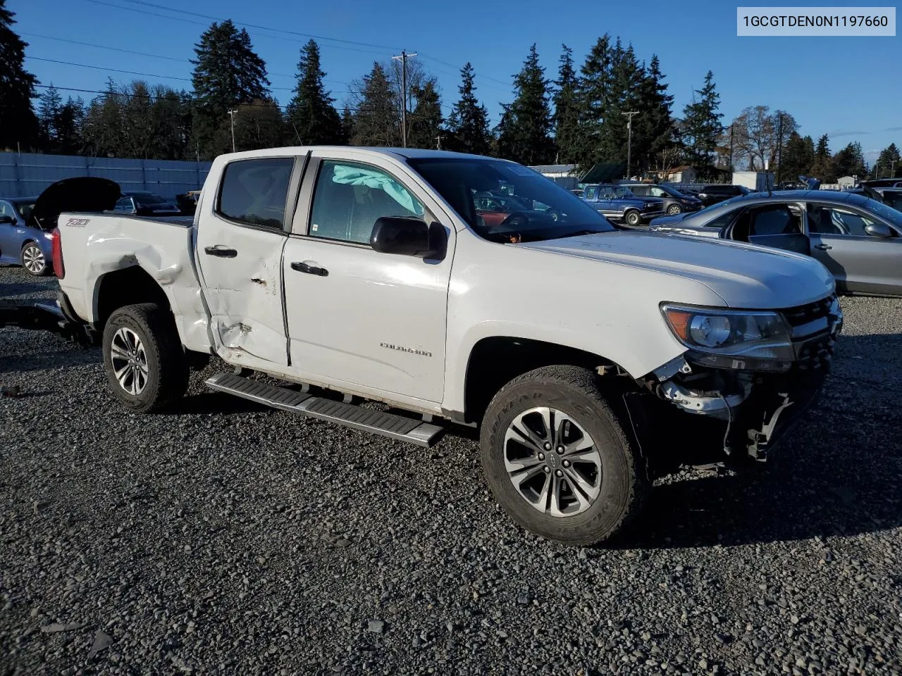 2022 Chevrolet Colorado Z71 VIN: 1GCGTDEN0N1197660 Lot: 80378394