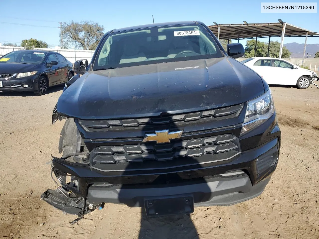 2022 Chevrolet Colorado VIN: 1GCHSBEN7N1215390 Lot: 80578464