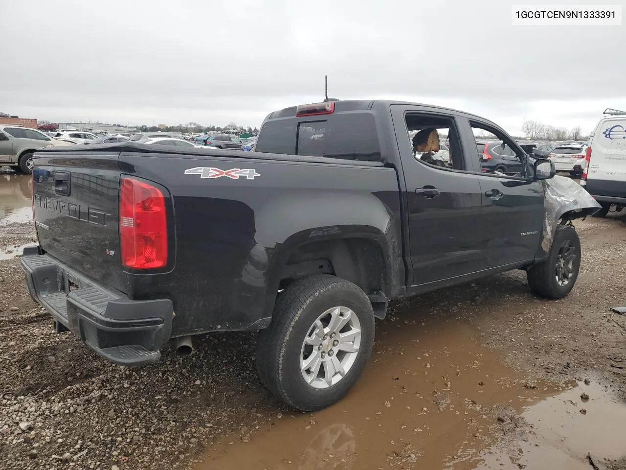 2022 Chevrolet Colorado Lt VIN: 1GCGTCEN9N1333391 Lot: 80749154