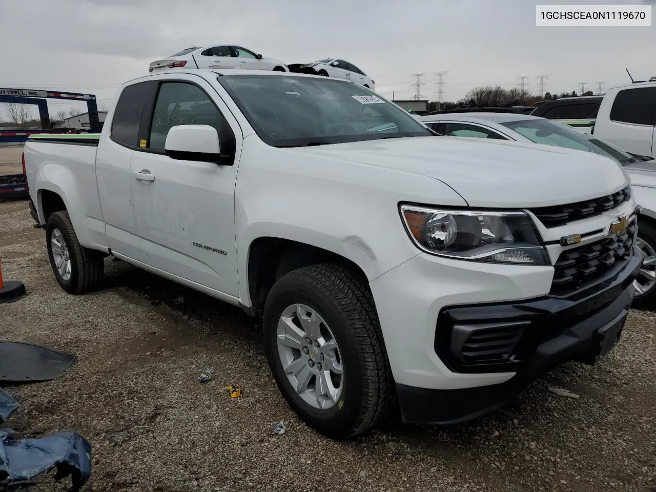 2022 Chevrolet Colorado Lt VIN: 1GCHSCEA0N1119670 Lot: 80752954