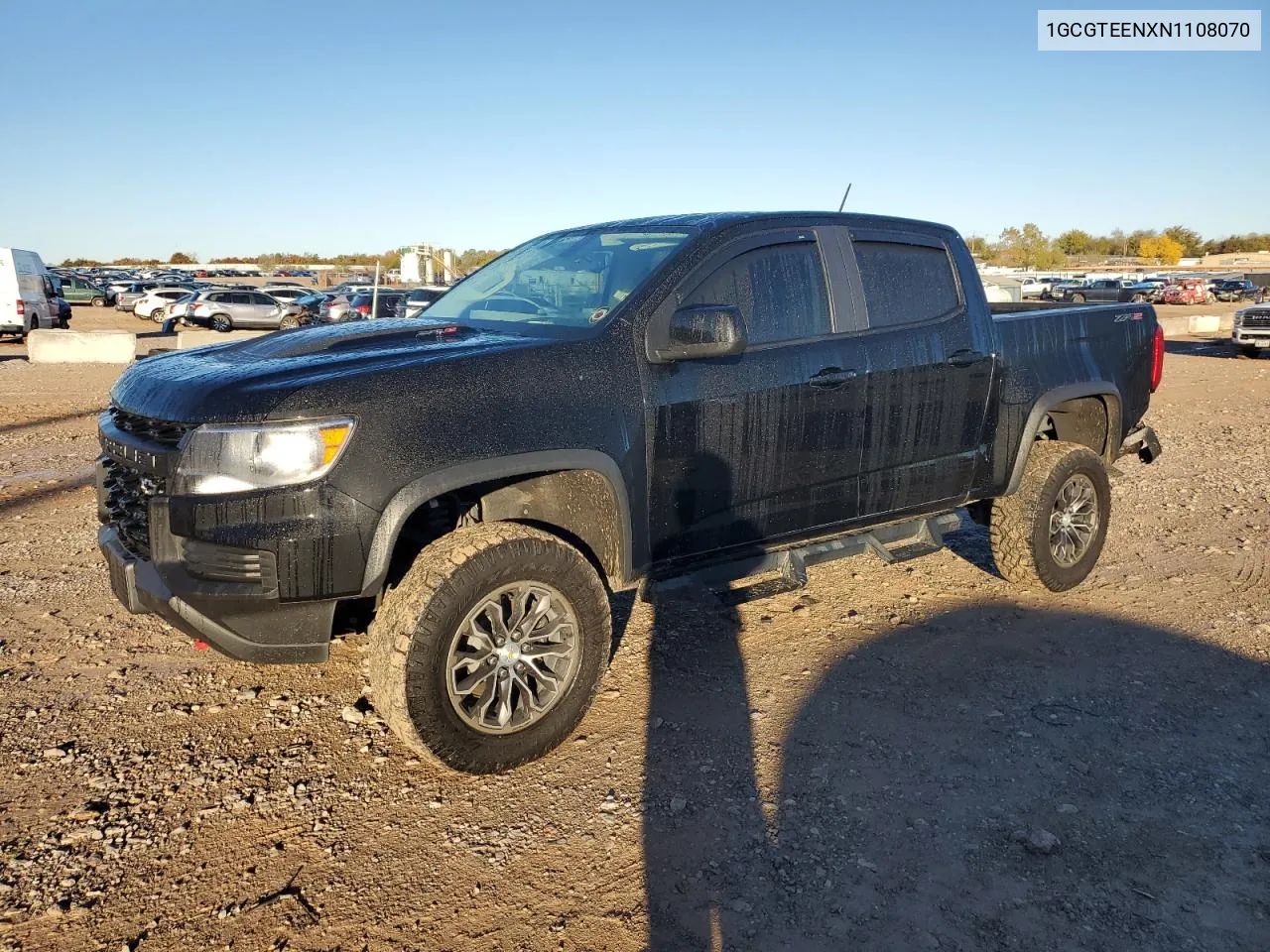 2022 Chevrolet Colorado Zr2 VIN: 1GCGTEENXN1108070 Lot: 80890634