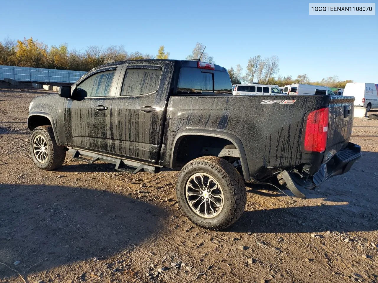 2022 Chevrolet Colorado Zr2 VIN: 1GCGTEENXN1108070 Lot: 80890634