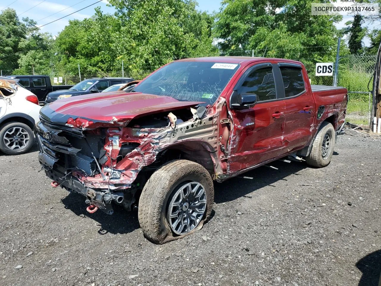 2023 Chevrolet Colorado Z71 VIN: 1GCPTDEK9P1137465 Lot: 62594044