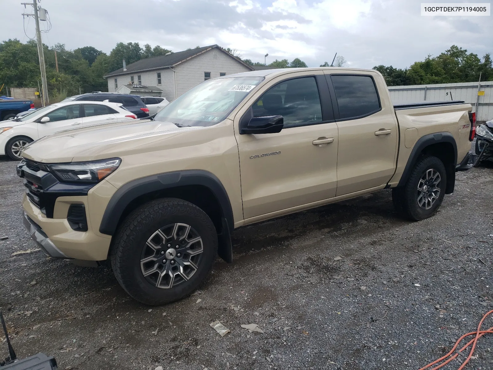 2023 Chevrolet Colorado Z71 VIN: 1GCPTDEK7P1194005 Lot: 67536574