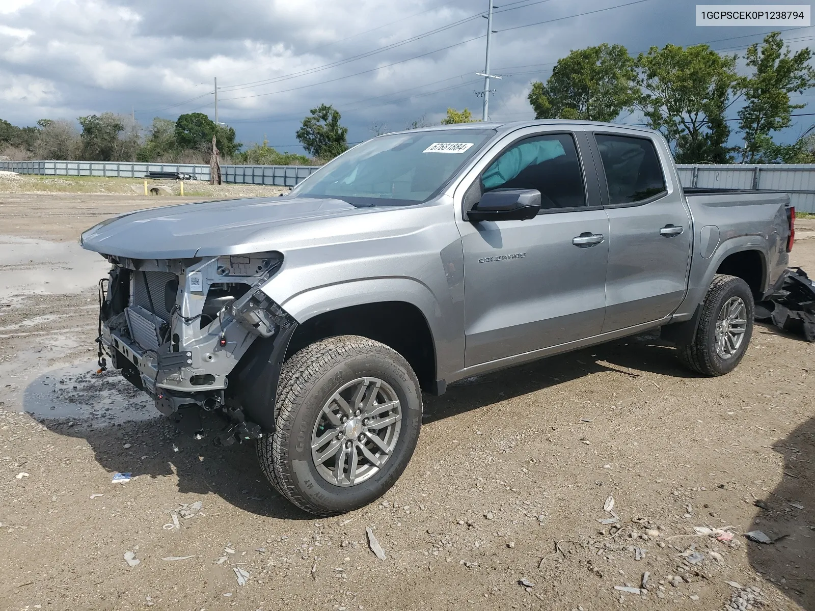 1GCPSCEK0P1238794 2023 Chevrolet Colorado Lt