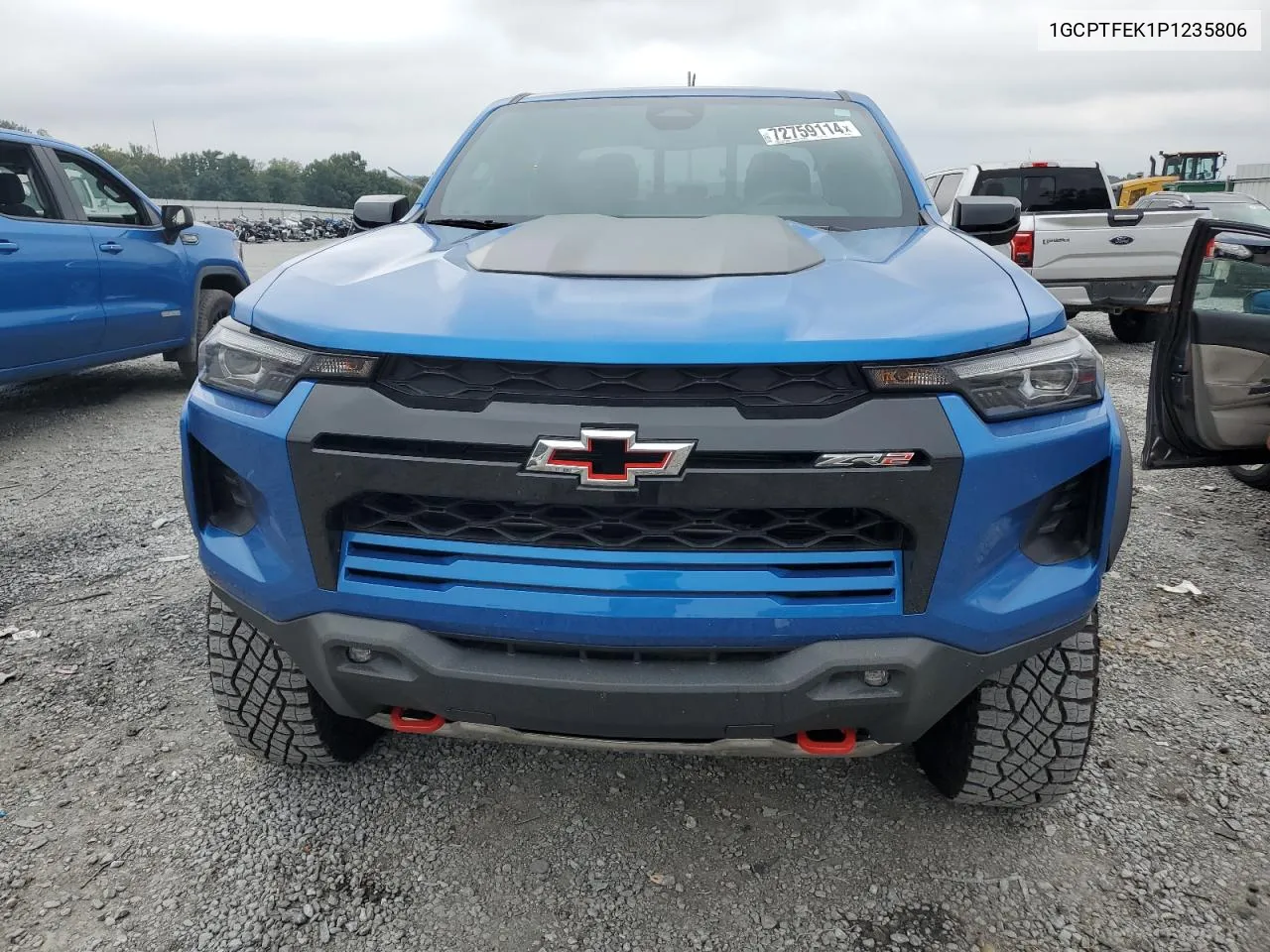 2023 Chevrolet Colorado Zr2 VIN: 1GCPTFEK1P1235806 Lot: 72759114