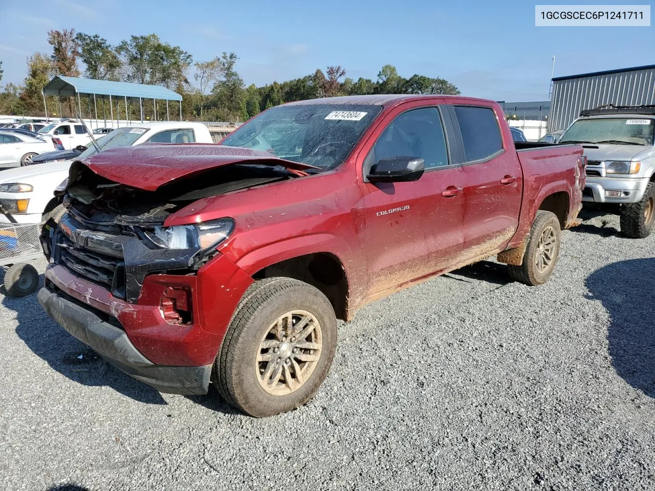 2023 Chevrolet Colorado Lt VIN: 1GCGSCEC6P1241711 Lot: 74743604