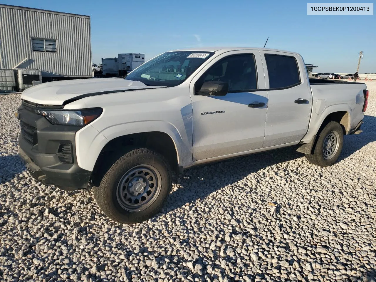 2023 Chevrolet Colorado VIN: 1GCPSBEK0P1200413 Lot: 80238874