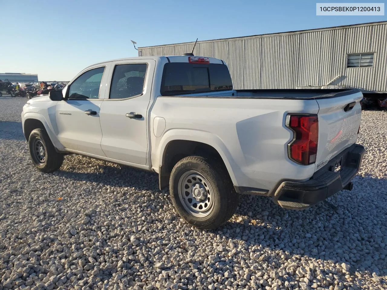 2023 Chevrolet Colorado VIN: 1GCPSBEK0P1200413 Lot: 80238874