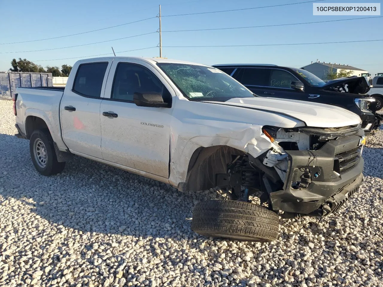 2023 Chevrolet Colorado VIN: 1GCPSBEK0P1200413 Lot: 80238874