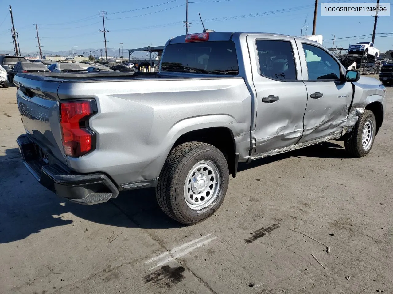 2023 Chevrolet Colorado VIN: 1GCGSBEC8P1219106 Lot: 82019484