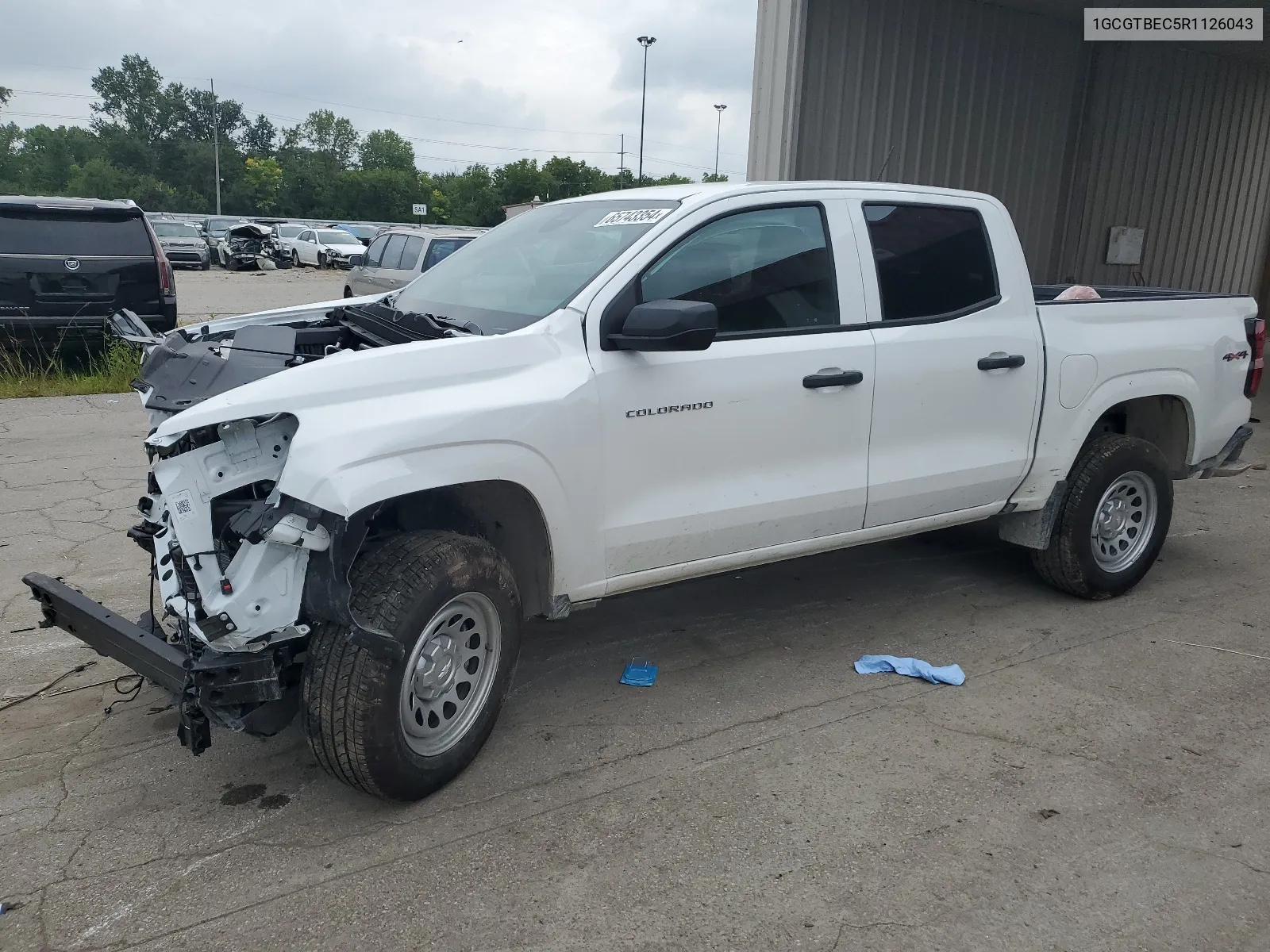 2024 Chevrolet Colorado VIN: 1GCGTBEC5R1126043 Lot: 65743354