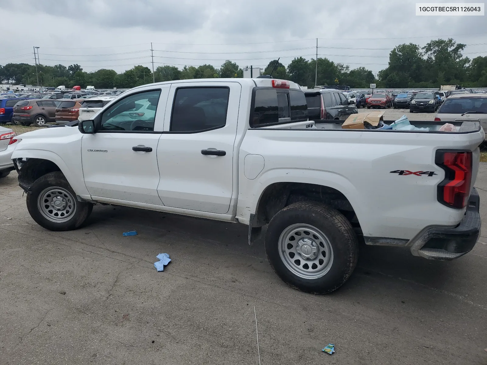 2024 Chevrolet Colorado VIN: 1GCGTBEC5R1126043 Lot: 65743354