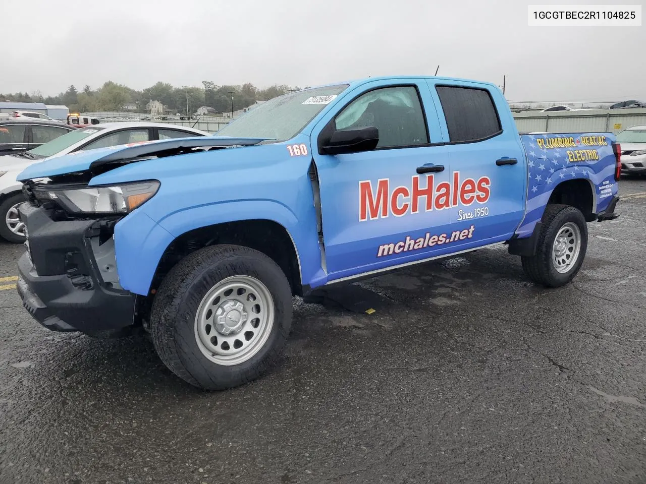 2024 Chevrolet Colorado VIN: 1GCGTBEC2R1104825 Lot: 73135984