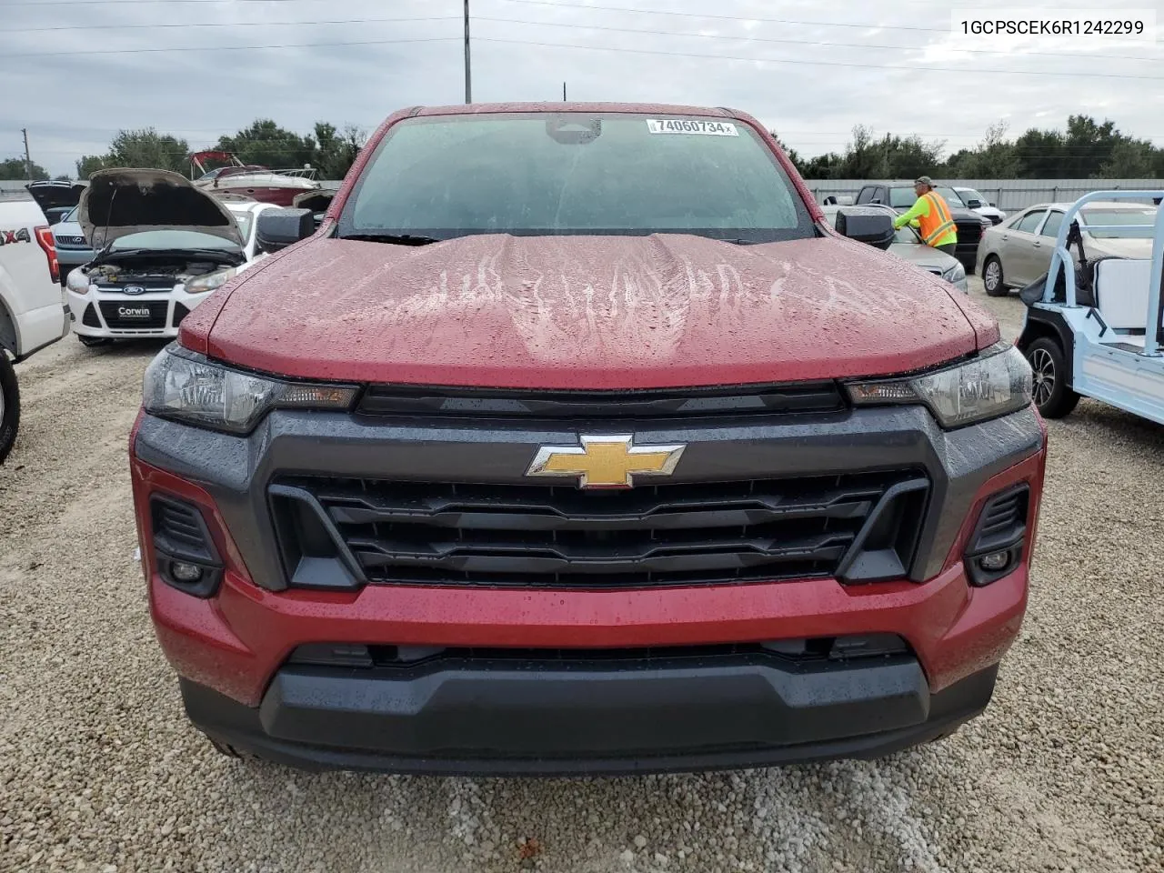 2024 Chevrolet Colorado Lt VIN: 1GCPSCEK6R1242299 Lot: 74060734