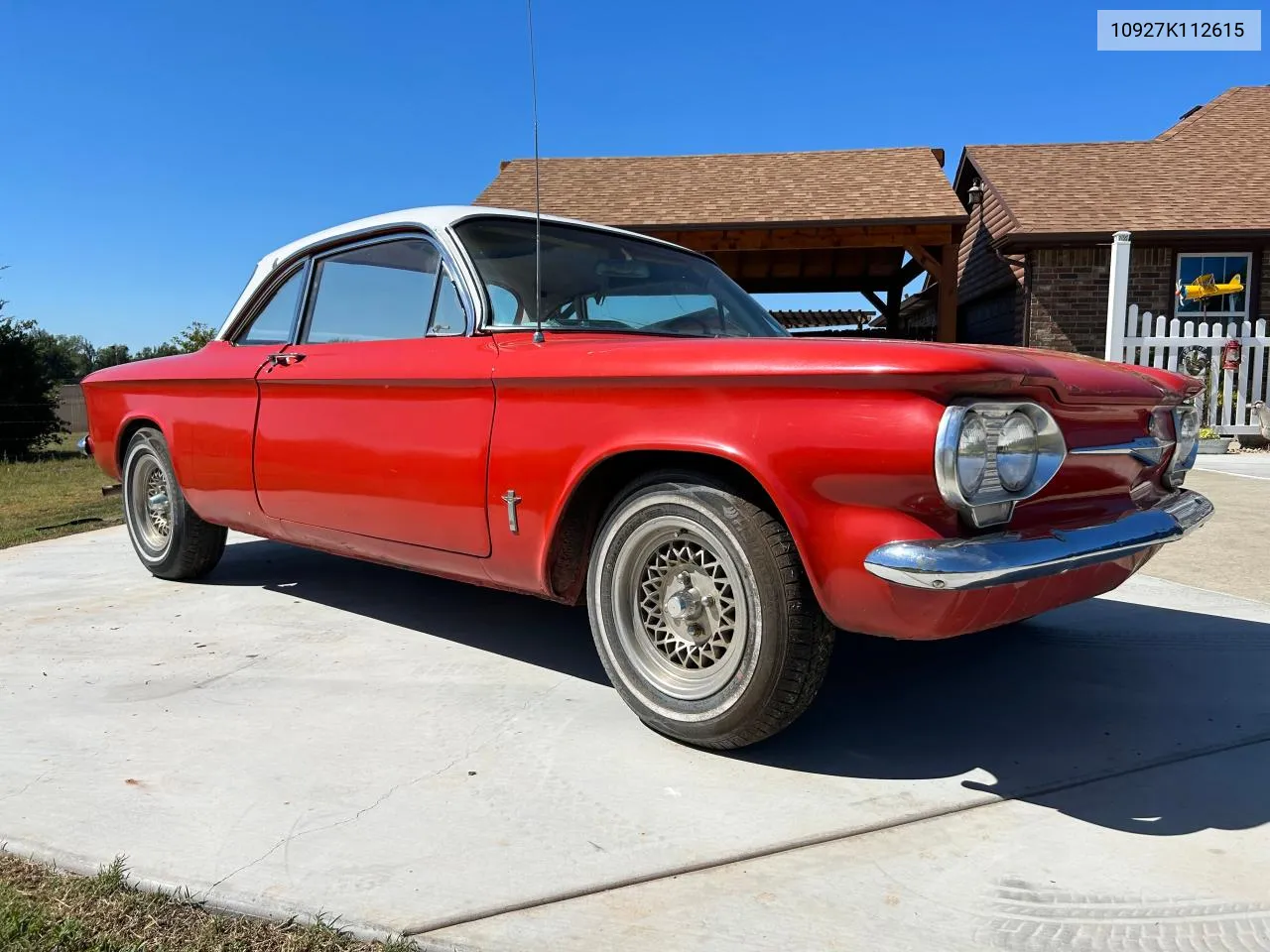 1961 Chevrolet Corvair VIN: 10927K112615 Lot: 73878804