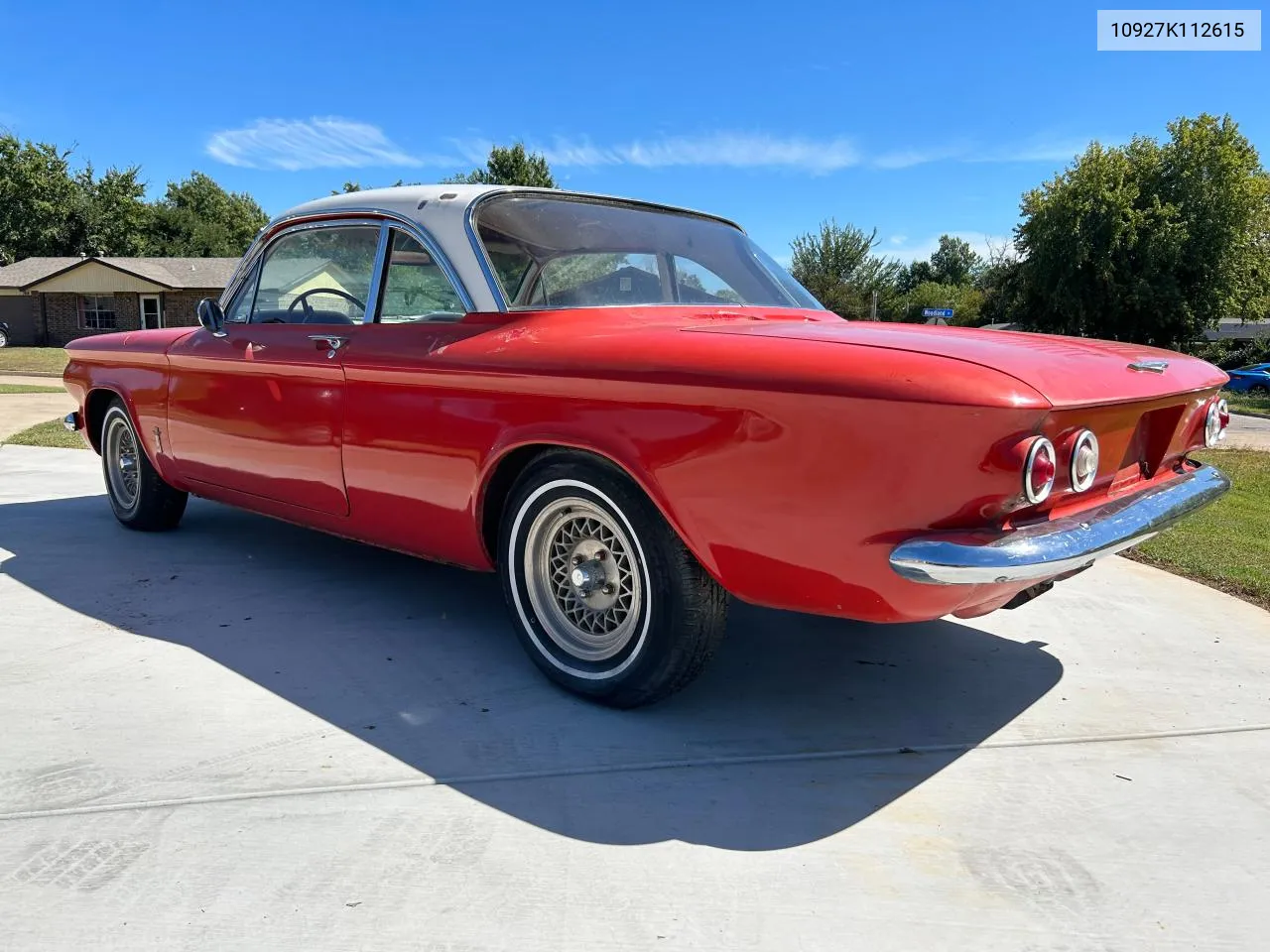 1961 Chevrolet Corvair VIN: 10927K112615 Lot: 73878804