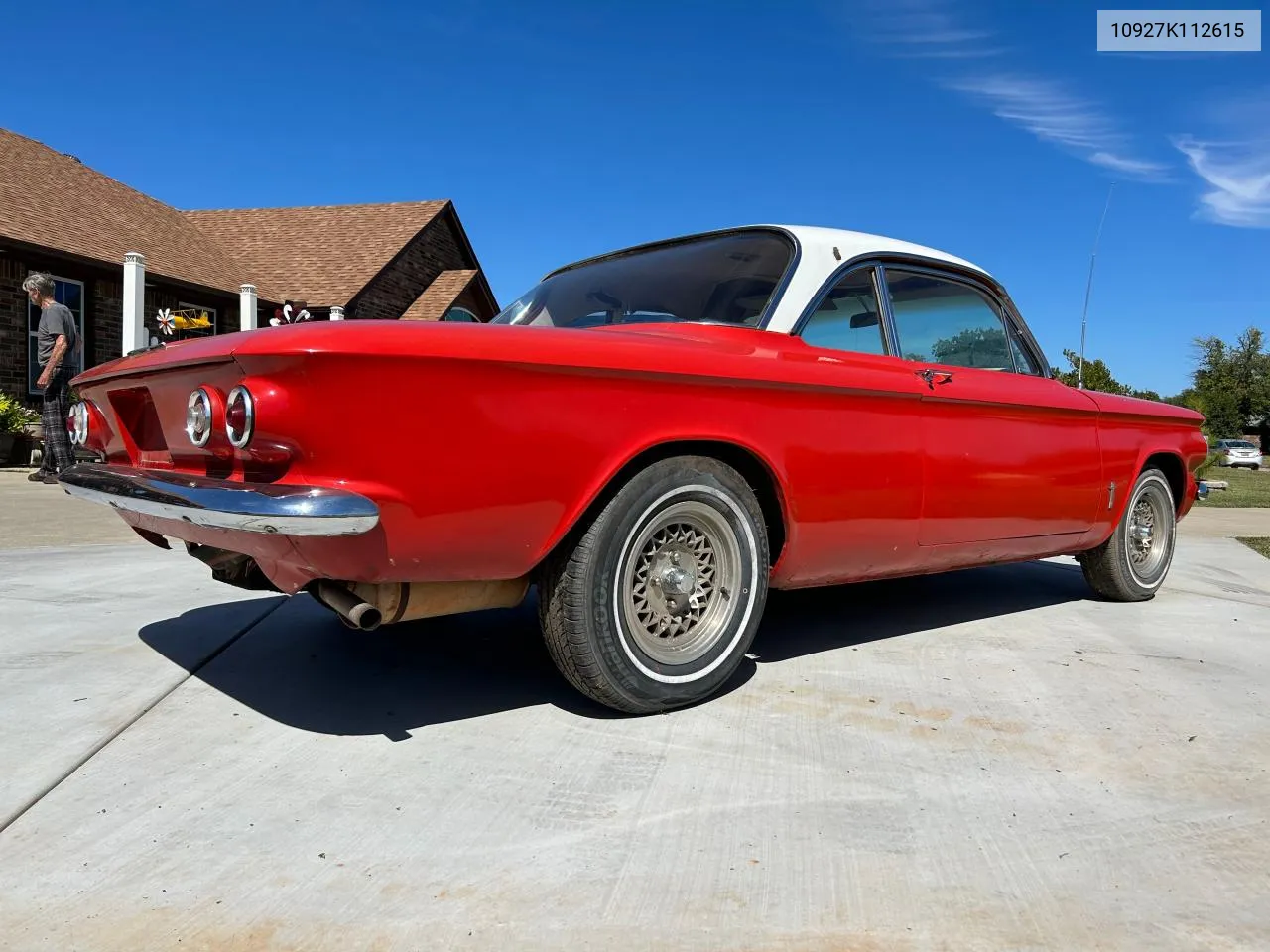 1961 Chevrolet Corvair VIN: 10927K112615 Lot: 73878804