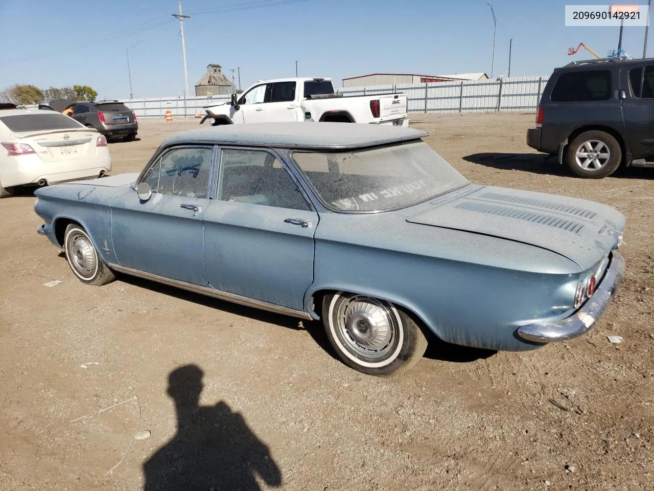 1962 Chevrolet Corvair VIN: 209690142921 Lot: 73208724