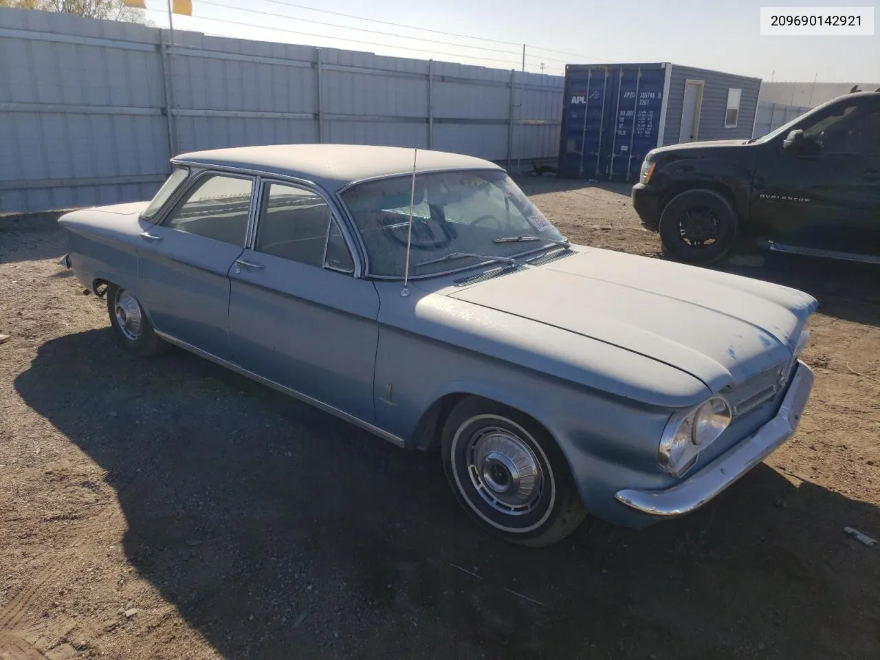 1962 Chevrolet Corvair VIN: 209690142921 Lot: 73208724