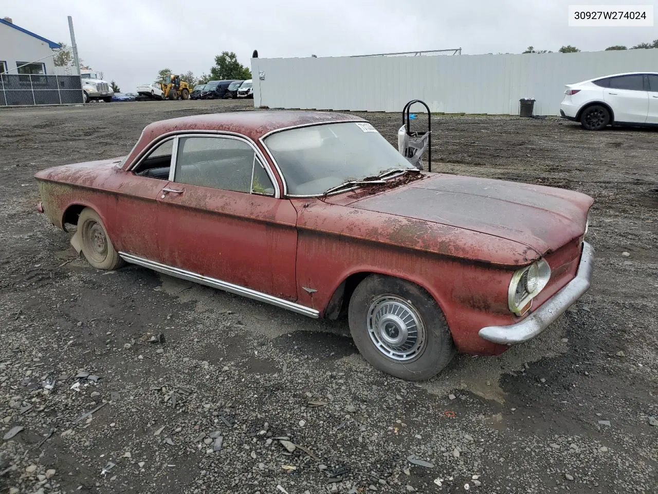 1963 Chevrolet Corvair VIN: 30927W274024 Lot: 73133544