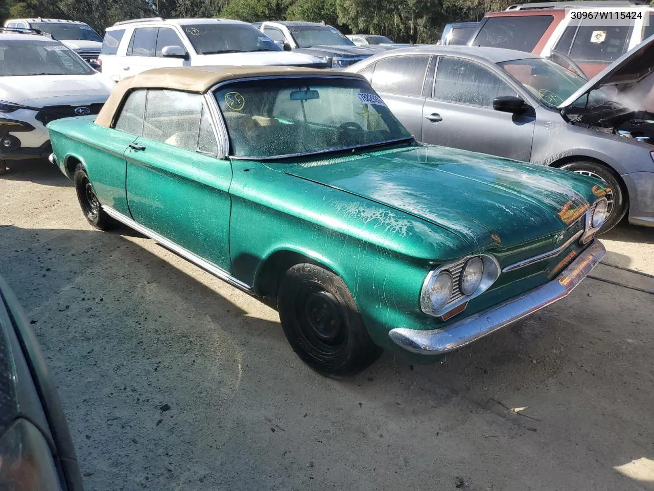 1963 Chevrolet Corvair VIN: 30967W115424 Lot: 78829284