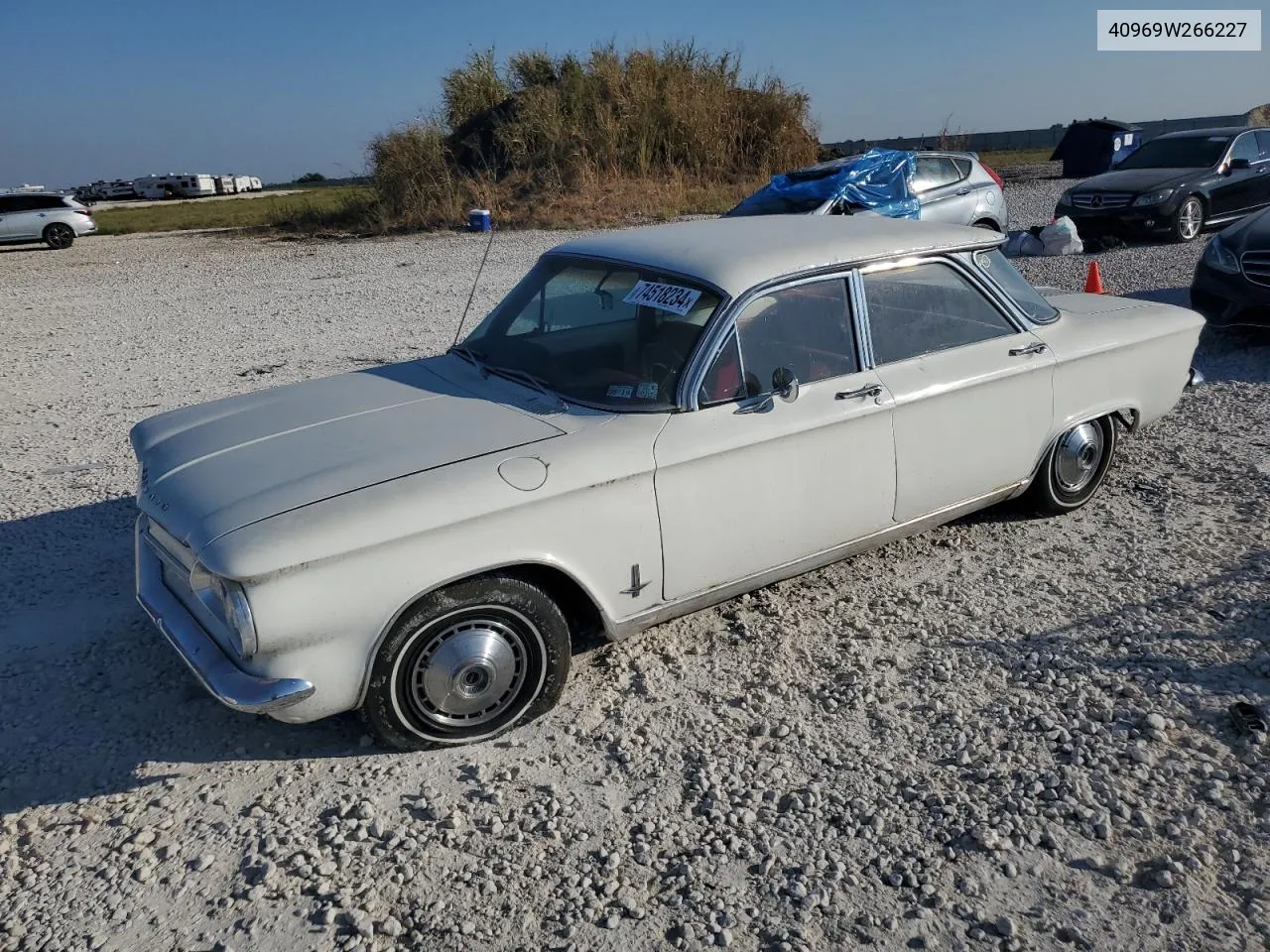 1964 Chevrolet Corvair VIN: 40969W266227 Lot: 74518234