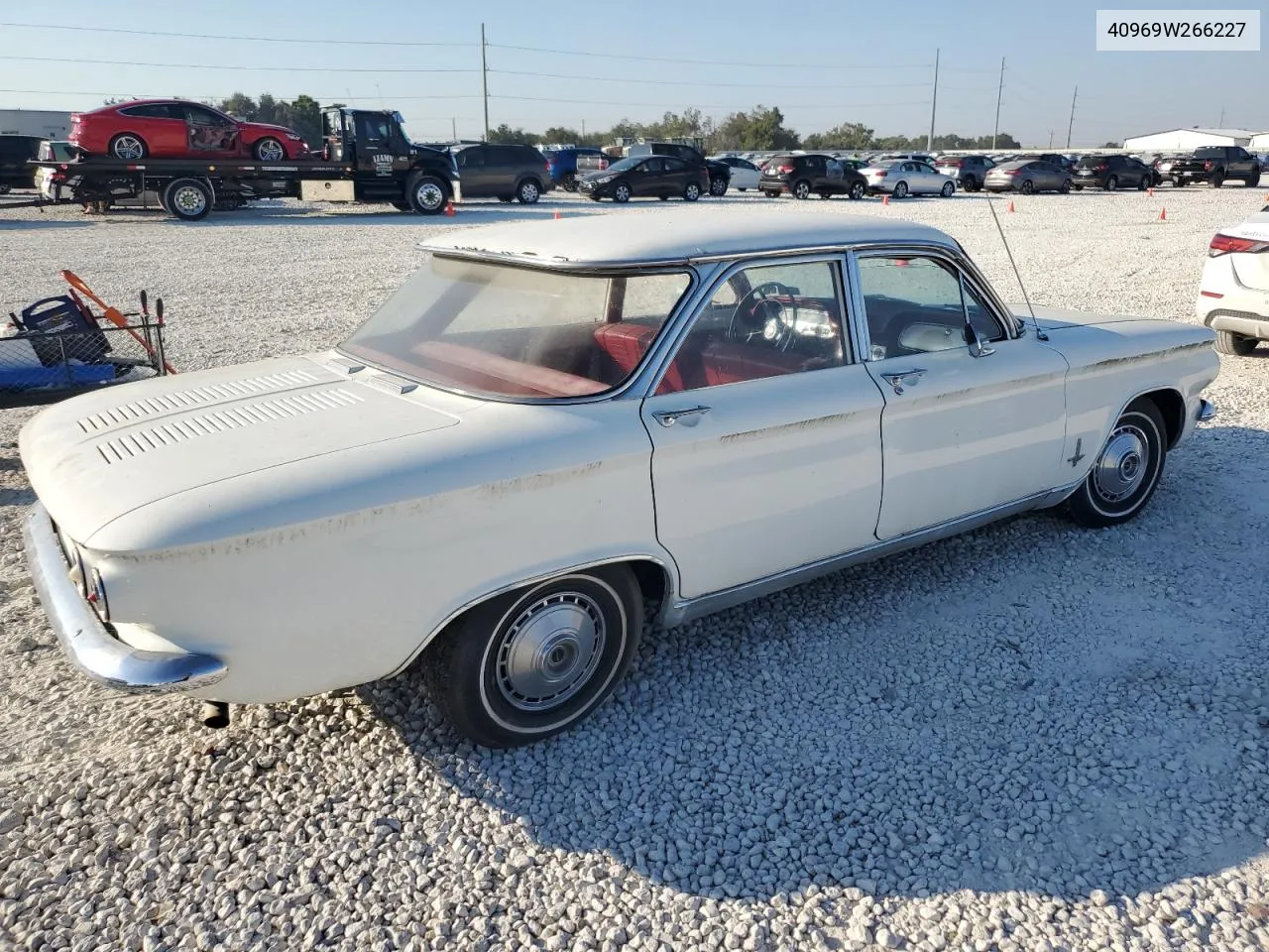 1964 Chevrolet Corvair VIN: 40969W266227 Lot: 74518234