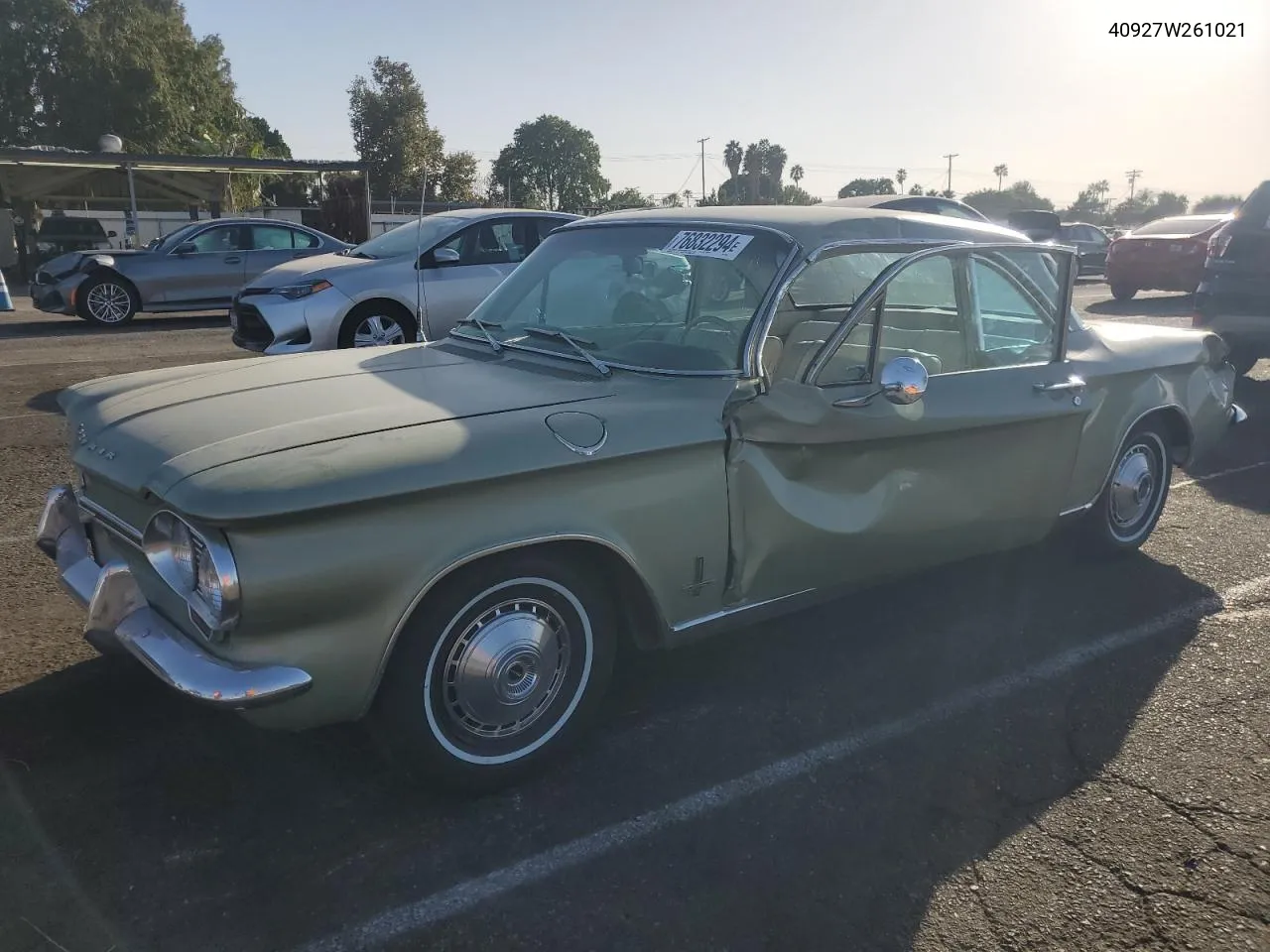 1964 Chevrolet Corvair VIN: 40927W261021 Lot: 76832294