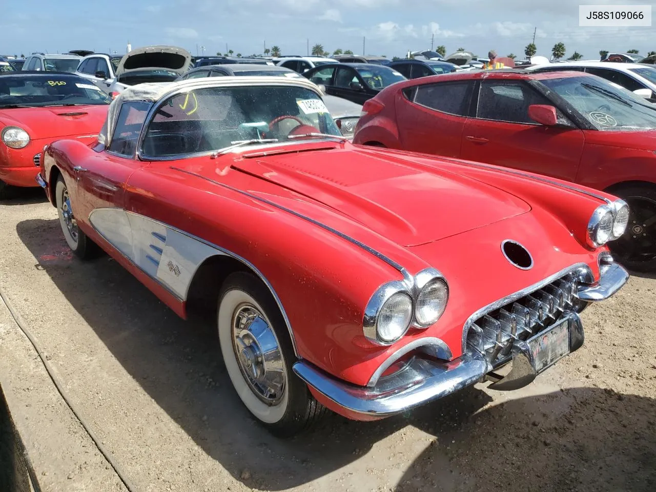 1958 Chevrolet Corvette VIN: J58S109066 Lot: 74830194