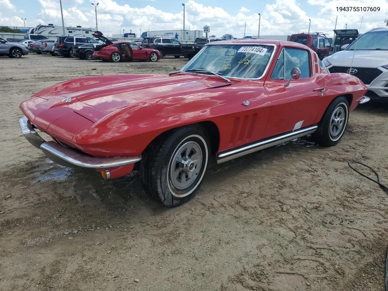 1965 Chevrolet Corvette VIN: 194375S107609 Lot: 73774104